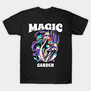 Magic Mushrooms psychedelic trippy T-Shirt